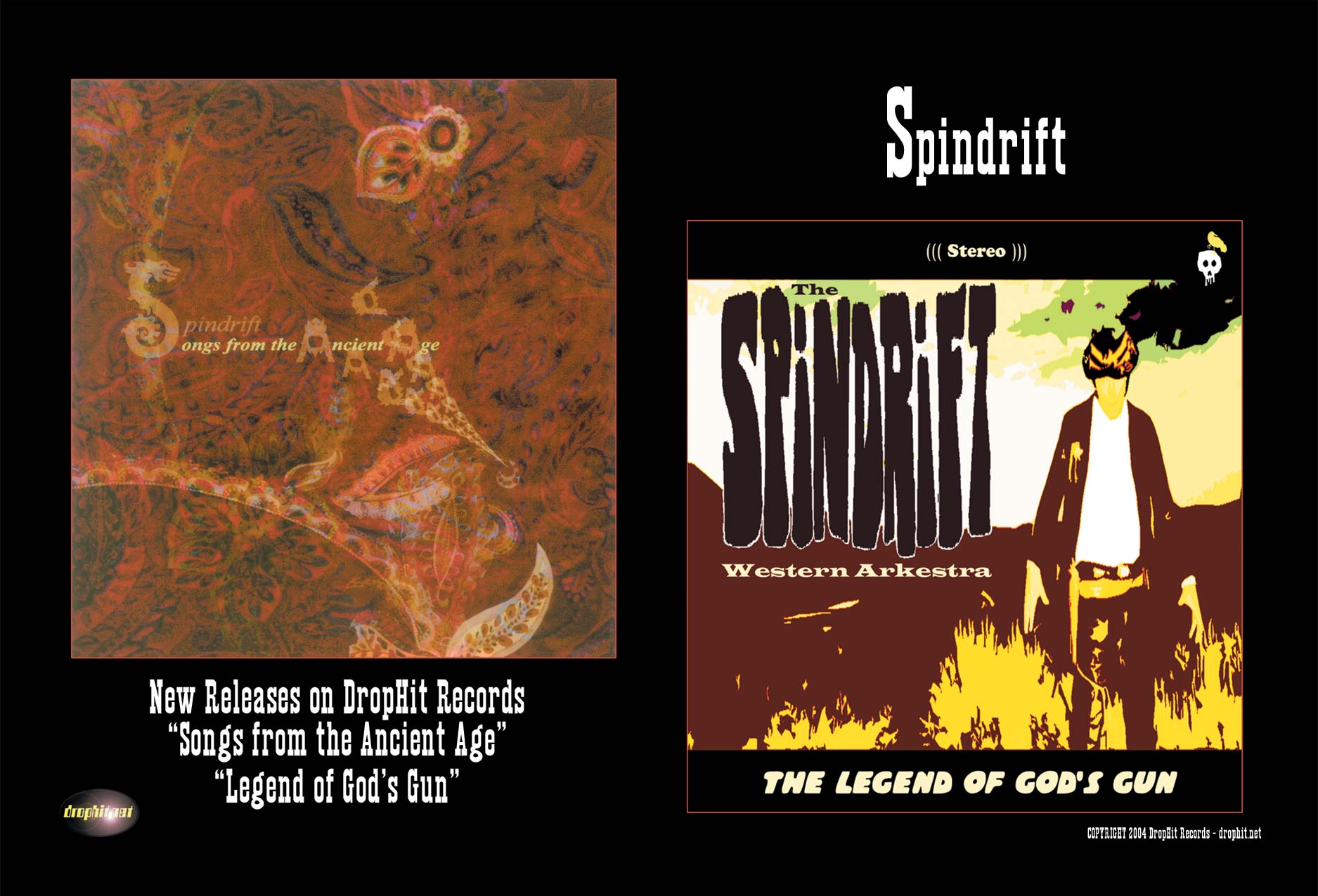New releases promo postcard, front, 2004