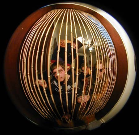Spindrift through a fisheye lens